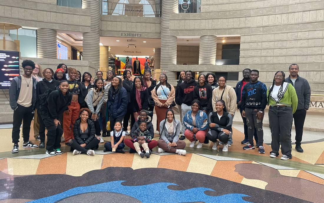 AAA students at the Museum of African American History